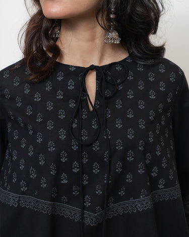 Black Kurta - BK4