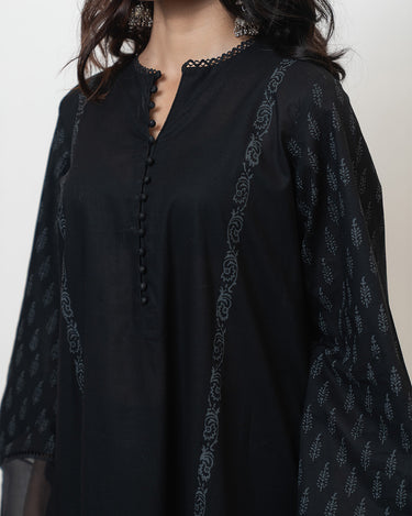 Black Kurta - BK7