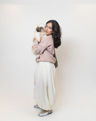 Cool Girl Shalwar - Off White