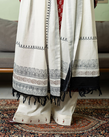 Block Printed Dupatta - BPD 2