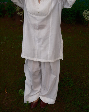 White Kurta - WK9