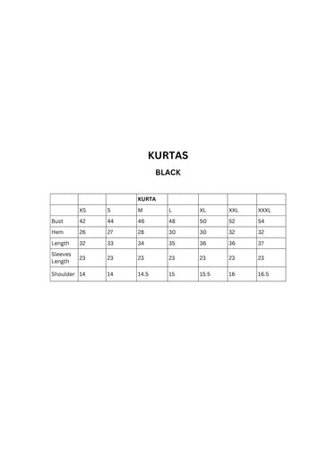 Black Kurta - BK2
