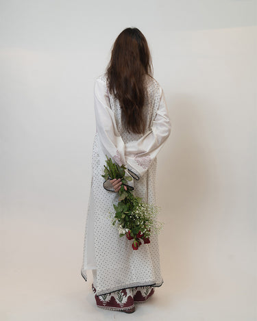 White Kurta - WK8