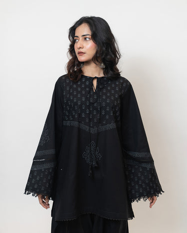 Black Kurta - BK4