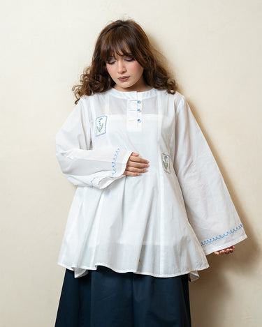 White Kurta - WK3