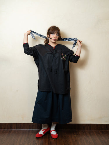 Black Kurta - BK3