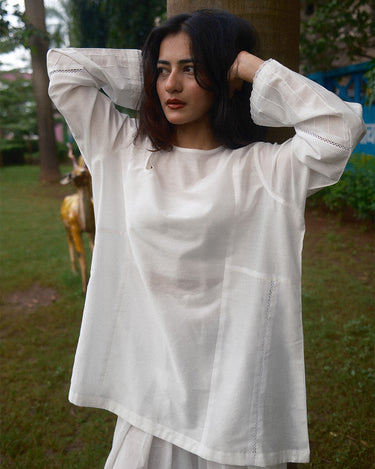 White Kurta - WK10