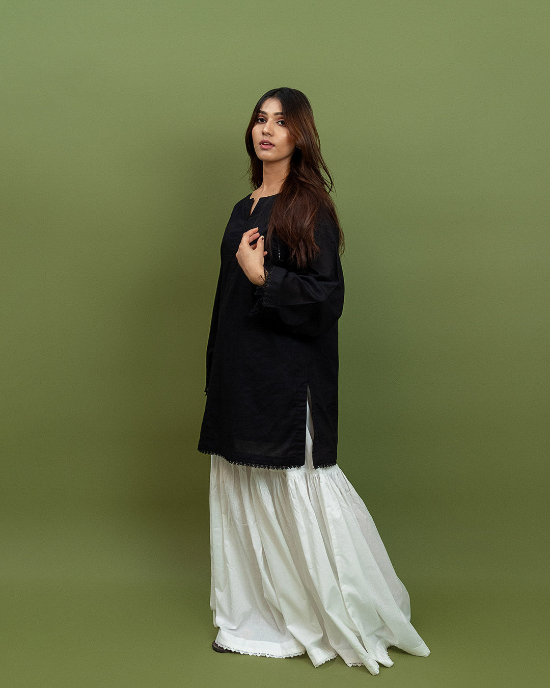 Black Kurta - BK1